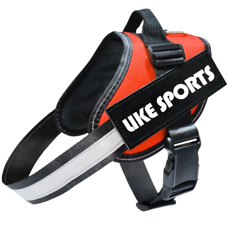 Heavy-Duty Dog Harness and Reflective Dog Leash Set – Adjustable No-Pull Dog Leash for Safe Night Walking