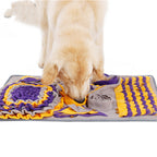 Dog Snuffle Mat Interactive Toy – Polyester Feeding & Training Blanket