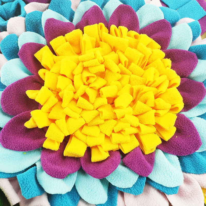 Pet Snuffle Mat for Dogs – Sunflower Interactive Feeding Puzzle Mat