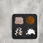 Slow Food Mat For Dogs And Cats, Anti-choking Pad With Suction Cup, Square, Silicone, For Licking