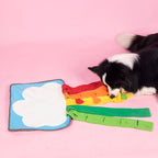 Pet Rainbow Snuffle Mat for Dogs – Interactive Nosework Puzzle Mat