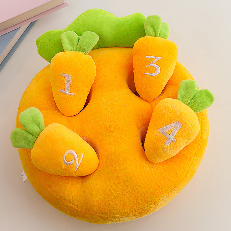 Cute Plush Strawberry Snuffle Mat – Interactive Feeding Toy for Pets