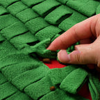 Washable Dog Snuffle Mat – Christmas Tree Nosework Slow Feeding Pad