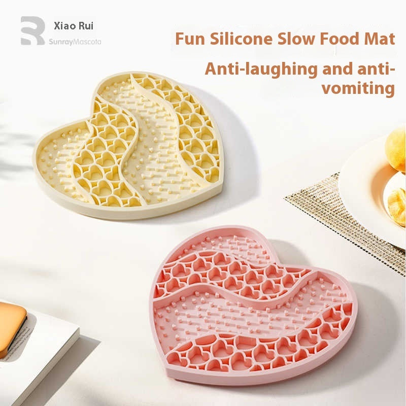 Dog Licking Mat Pet Silicone Slow Food Mat