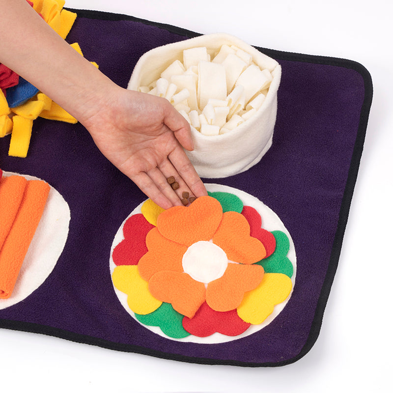Italian Feast Snuffle Mat for Dogs – Interactive Foraging Feeding Mat