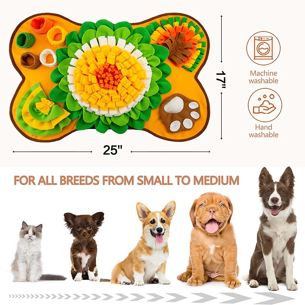 Large Snuffle Mat for Dogs – Plush Interactive Slow Feeder & Training Toy