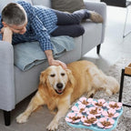 Silicone Snuffle Mat for Dogs - Washable Slow Feeder & Calming Lick Mat for Anxiety Relief & Training
