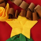 Washable Dog Snuffle Mat – Christmas Tree Nosework Slow Feeding Pad