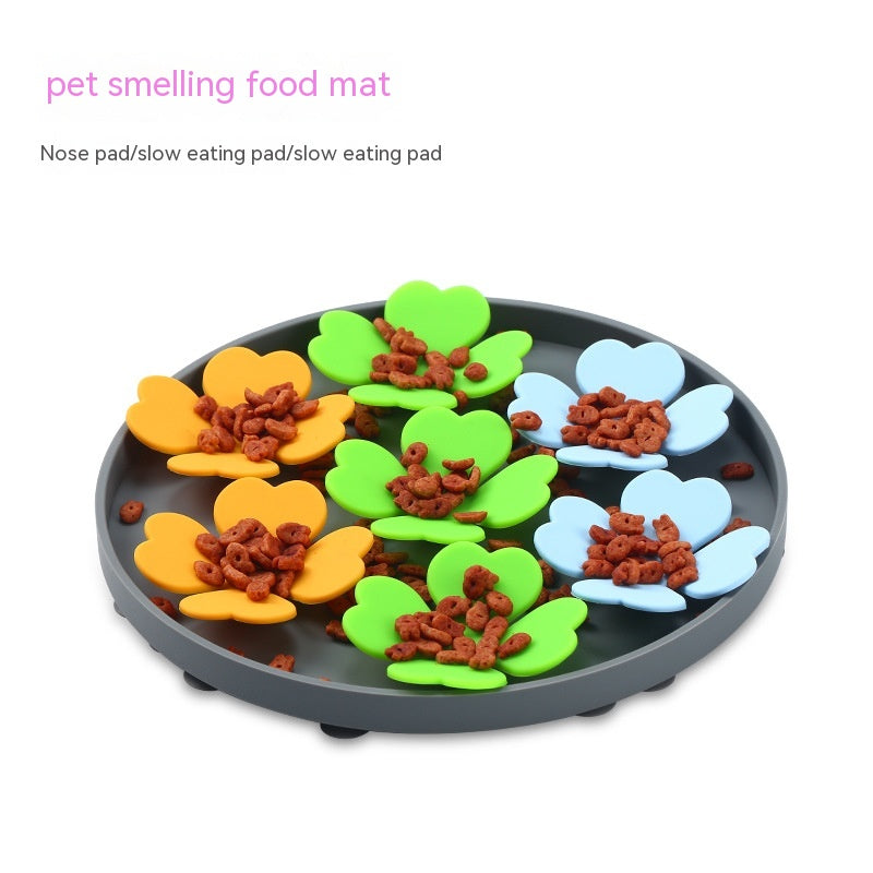 Silica Gel Sucker Anti-choke Smell And Slow Eating Pet Licking Mat