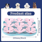 Silicone Snuffle Mat for Dogs - Washable Slow Feeder & Calming Lick Mat for Anxiety Relief & Training