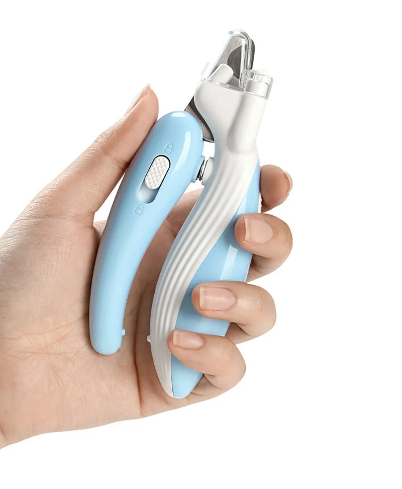 Cat Nail Clippers with LED Light - Professional Grooming Tool for Safety