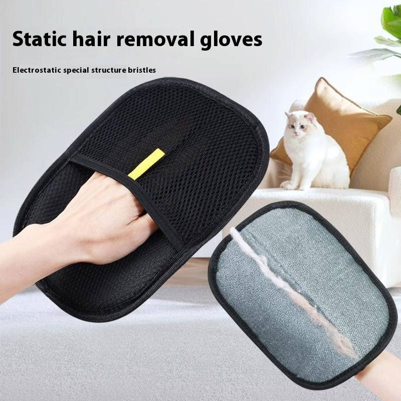 Premium Pet Hair Remover Gloves | Gentle Deshedding & Grooming Mitts for Dogs & Cats