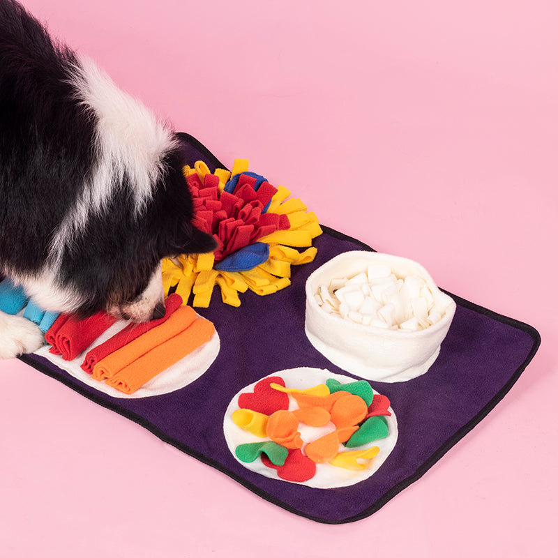 Italian Feast Snuffle Mat for Dogs – Interactive Foraging Feeding Mat