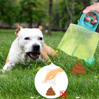 2-in-1 Dog Poop Scoop and Bag Dispenser - Lightweight & Durable Jaw Scooper