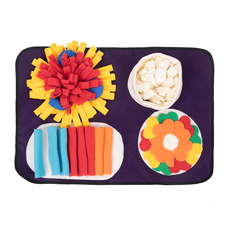Italian Feast Snuffle Mat for Dogs – Interactive Foraging Feeding Mat
