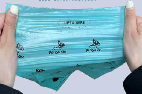 2-in-1 Dog Poop Scoop and Bag Dispenser - Lightweight & Durable Jaw Scooper