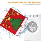 Washable Dog Snuffle Mat – Christmas Tree Nosework Slow Feeding Pad