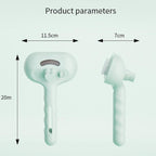 Premium Cat and Dog Grooming Brush: Soft Bristle Slicker Brush for Massaging and Reducing Shedding