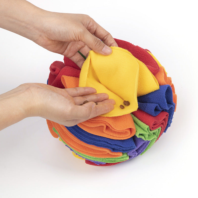 Dog Sniffing Training Blanket Snuffle Ball Puzzle Toy for Pets